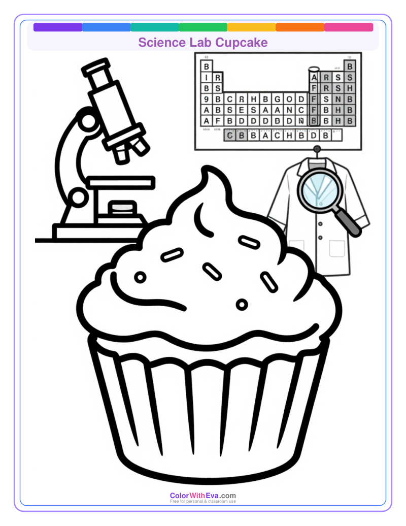Science Lab Cupcake preview
