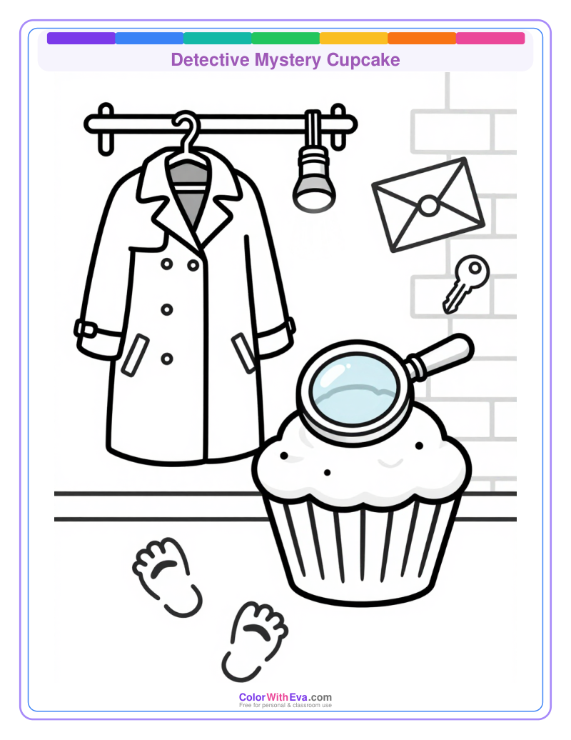 Detective Mystery Cupcake preview