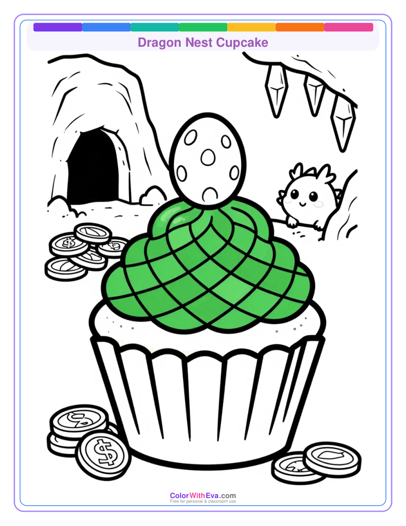 Dragon Nest Cupcake preview