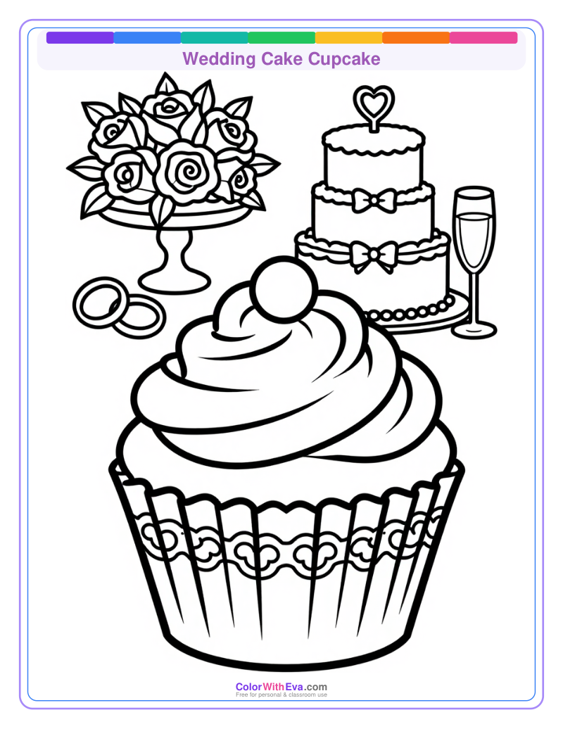 Wedding Cake Cupcake preview