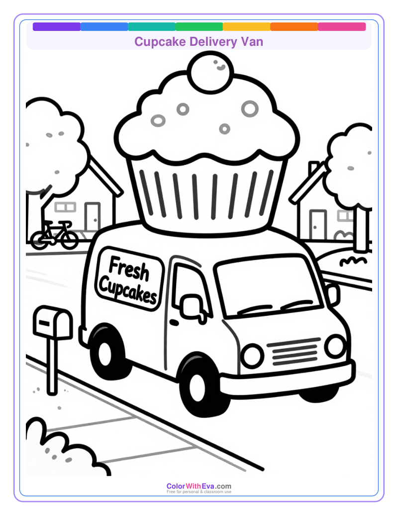 Cupcake Delivery Van preview