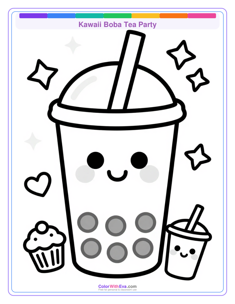 Kawaii Boba Tea Party preview