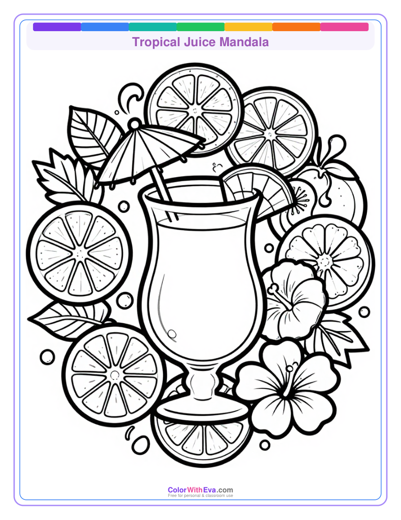 Tropical Juice Mandala thumbnail