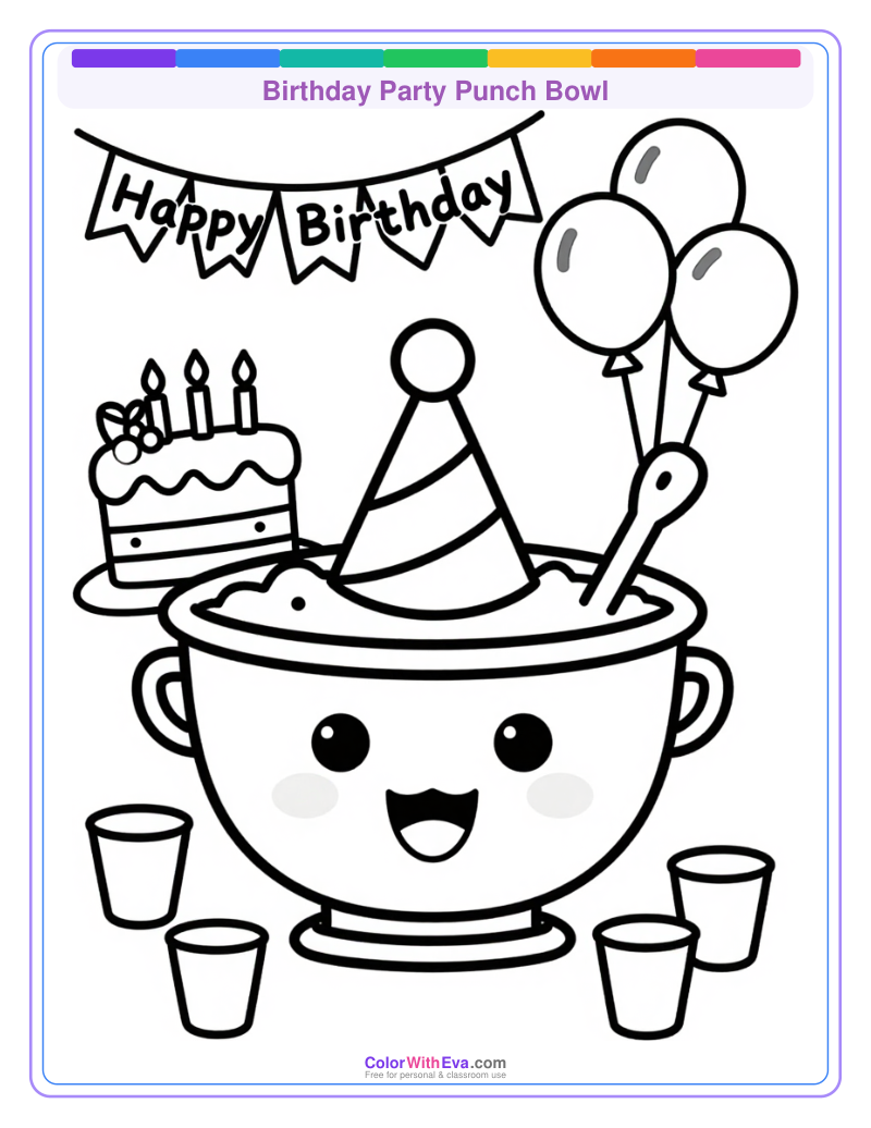 Birthday Party Punch Bowl thumbnail