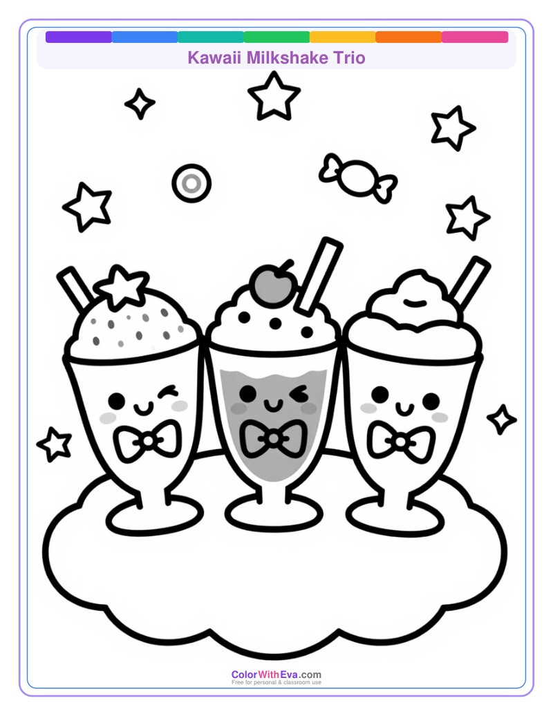 Kawaii Milkshake Trio preview