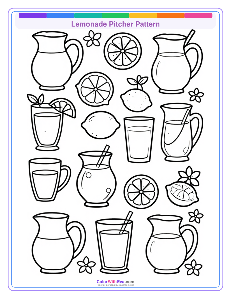 Lemonade Pitcher Pattern preview