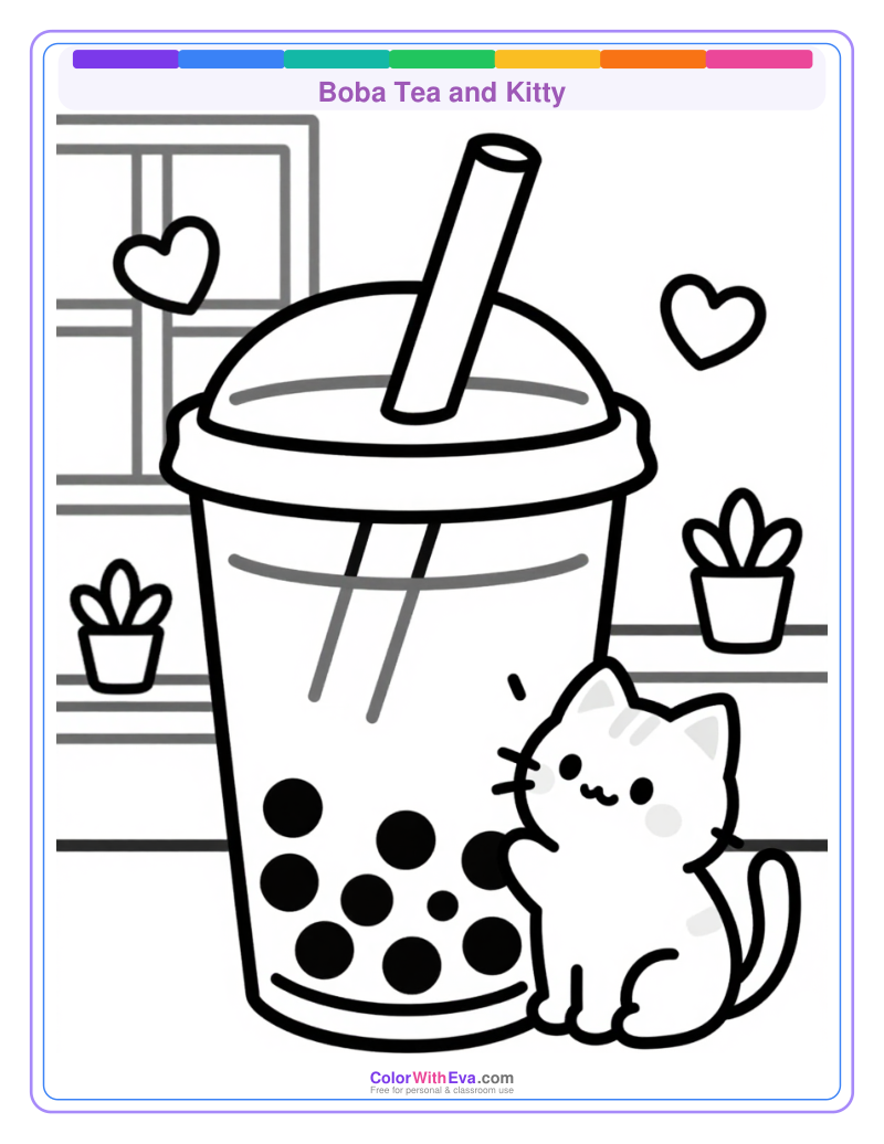 Boba Tea and Kitty preview