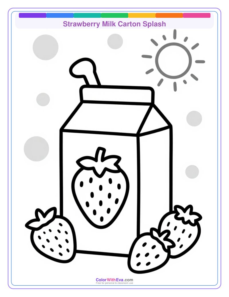 Strawberry Milk Carton Splash preview