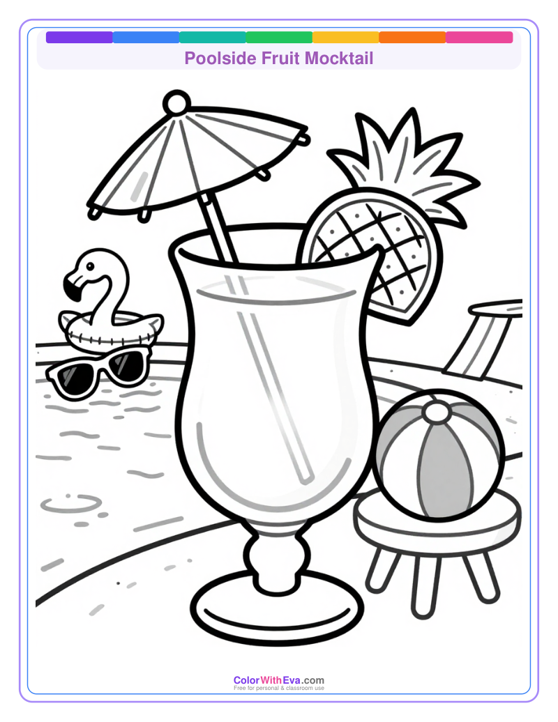 Poolside Fruit Mocktail preview