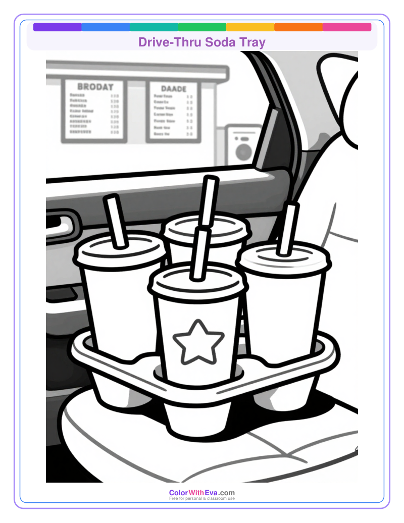 Drive-Thru Soda Tray preview