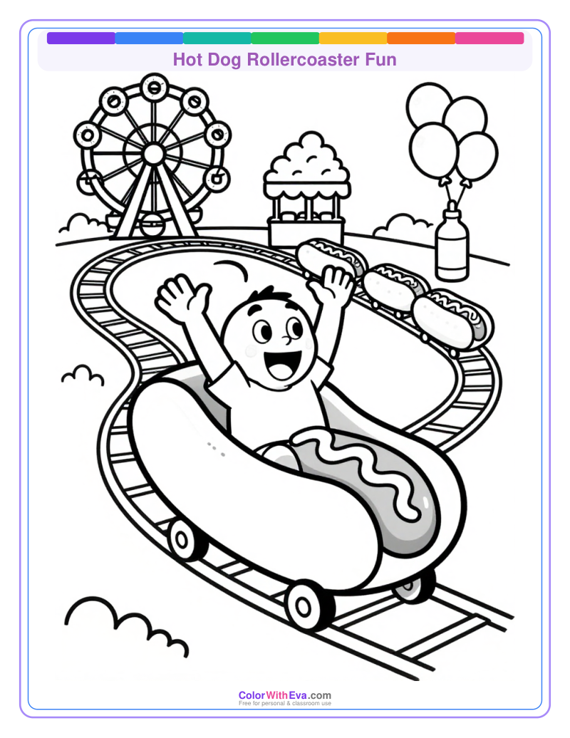Hot Dog Rollercoaster Fun thumbnail