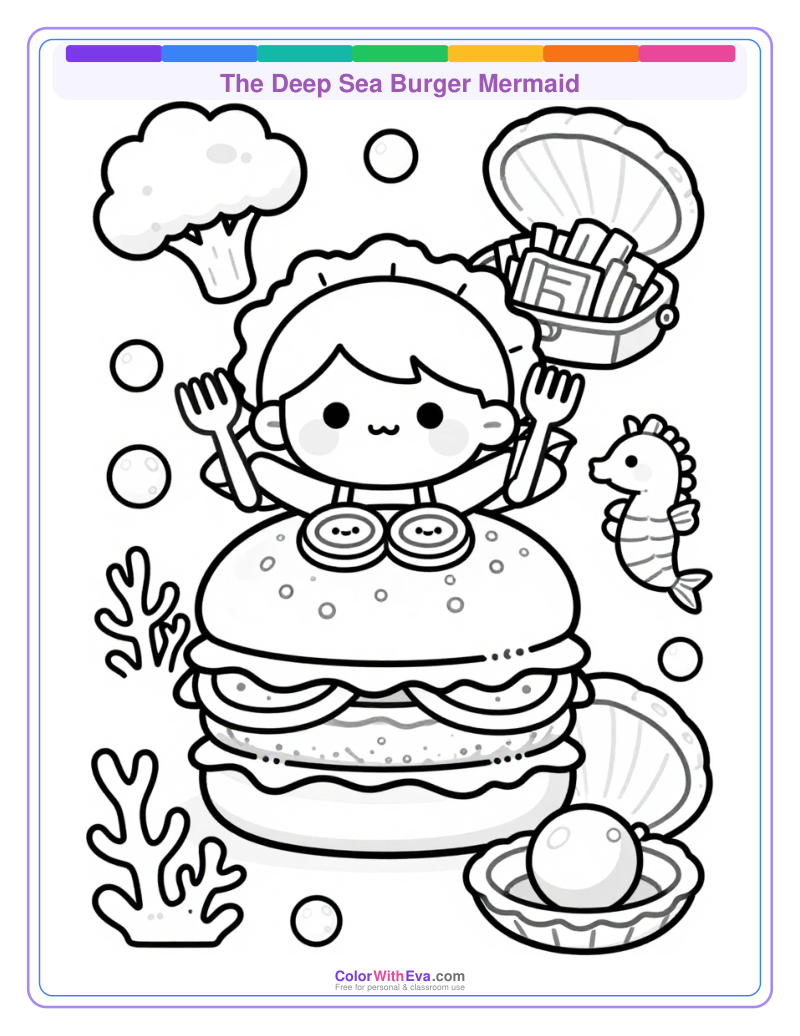 The Deep Sea Burger Mermaid thumbnail