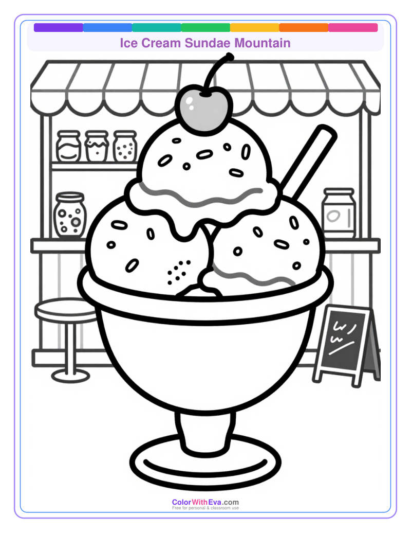 Ice Cream Sundae Mountain preview