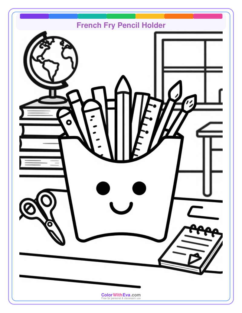 French Fry Pencil Holder preview