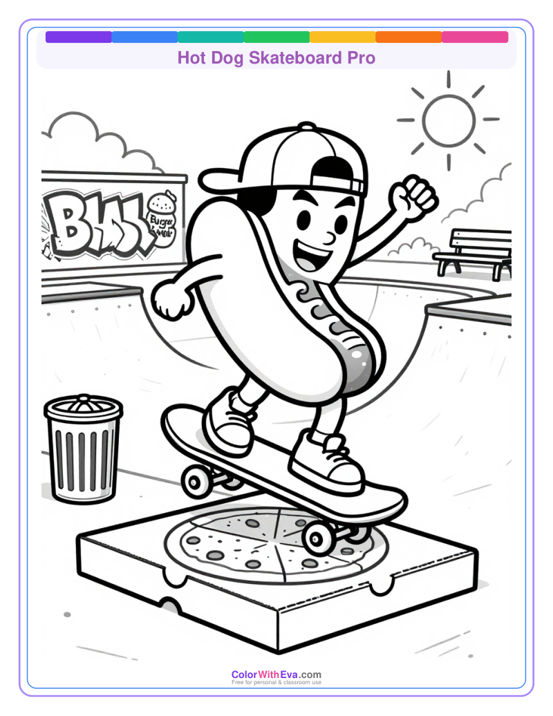 Hot Dog Skateboard Pro thumbnail