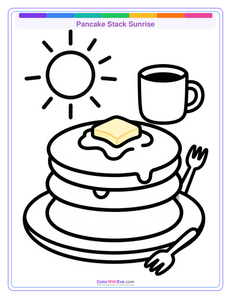 Pancake Stack Sunrise preview