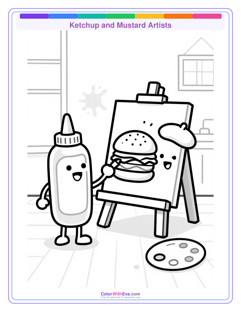 Ketchup and Mustard Artists preview