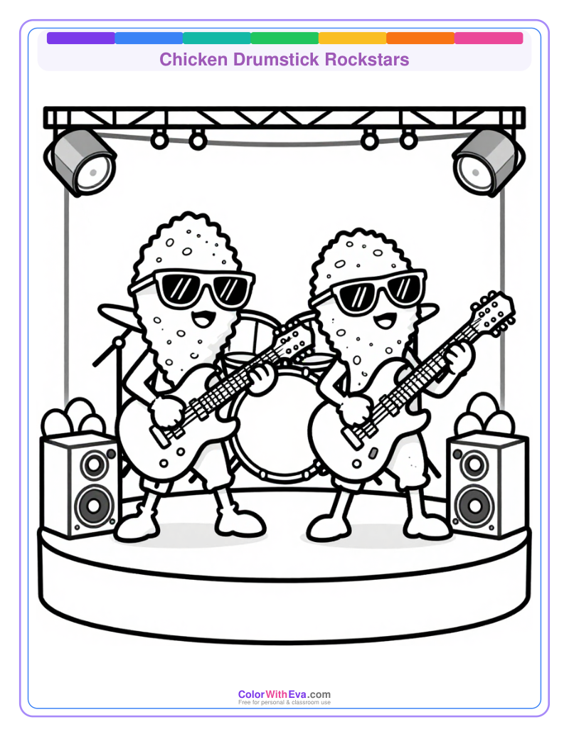 Chicken Drumstick Rockstars preview