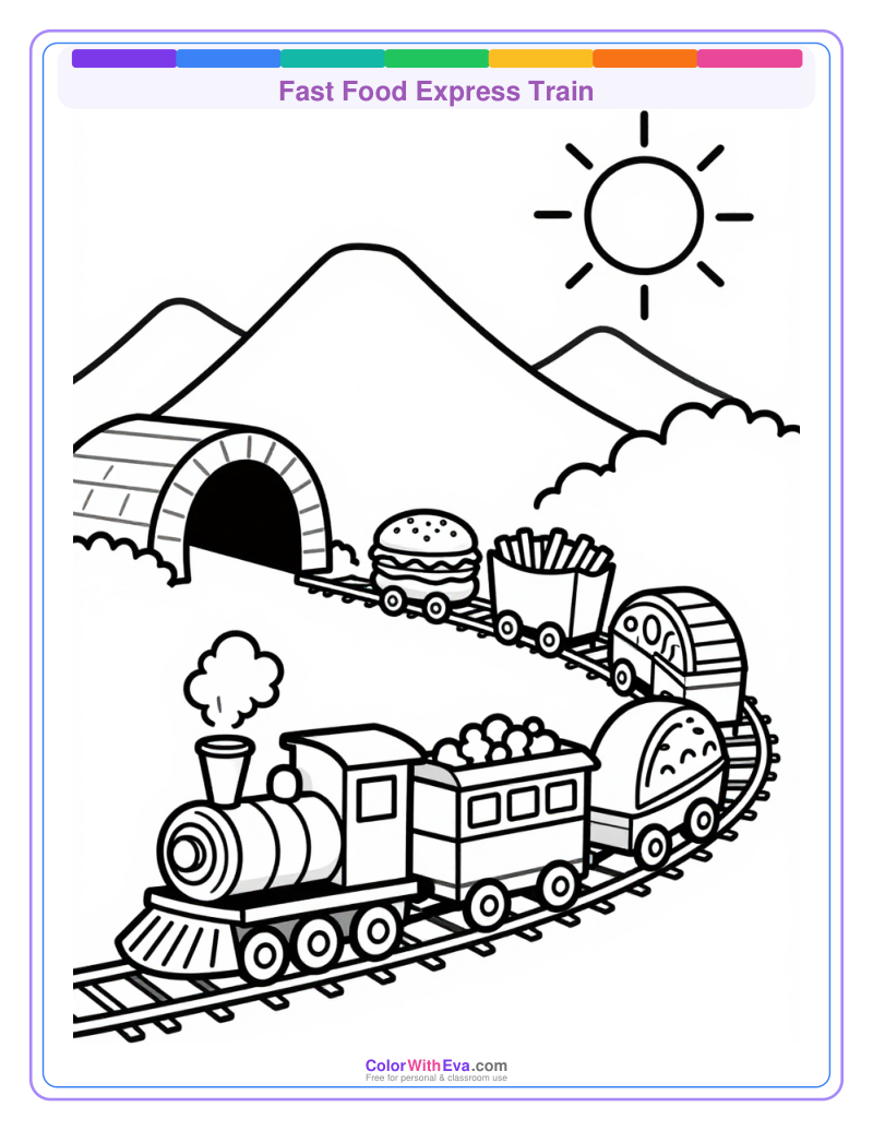 Fast Food Express Train preview