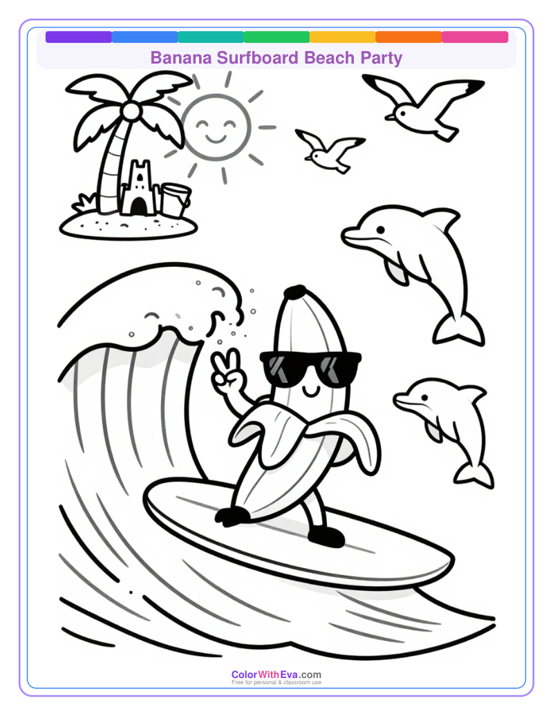 Banana Surfboard Beach Party thumbnail