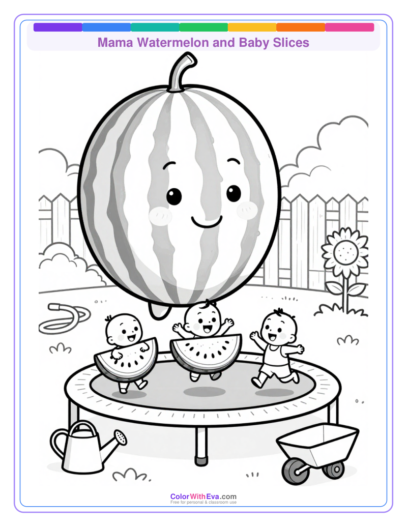 Mama Watermelon and Baby Slices thumbnail