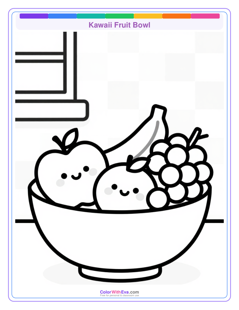 Kawaii Fruit Bowl preview