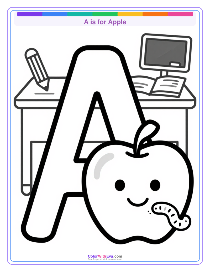 A is for Apple preview