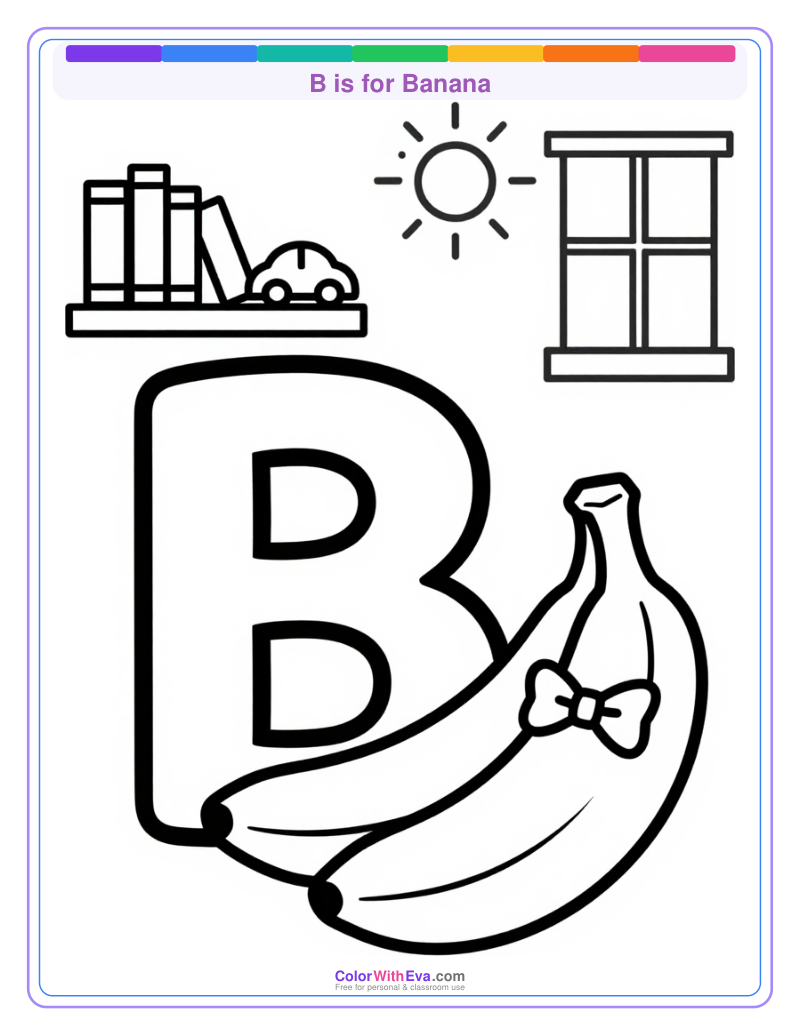 B is for Banana preview