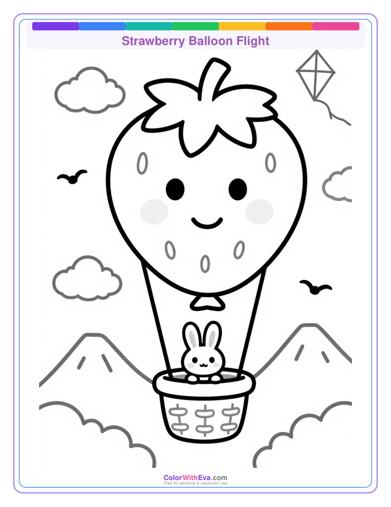 Strawberry Balloon Flight preview