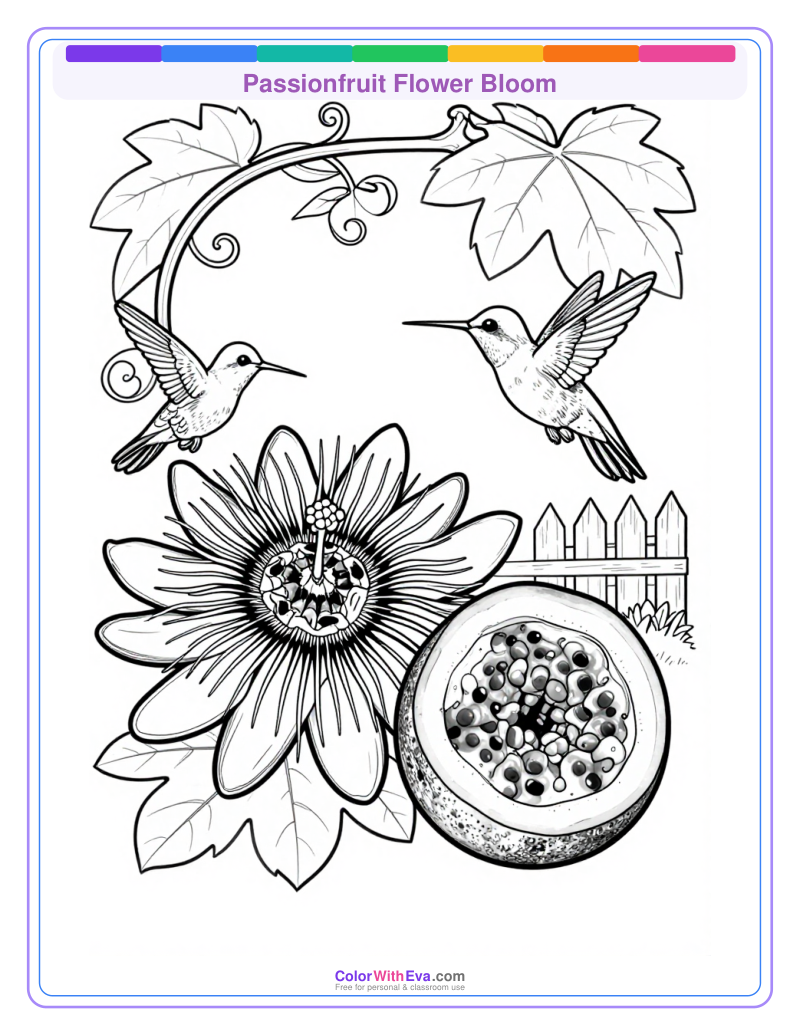 Passionfruit Flower Bloom preview