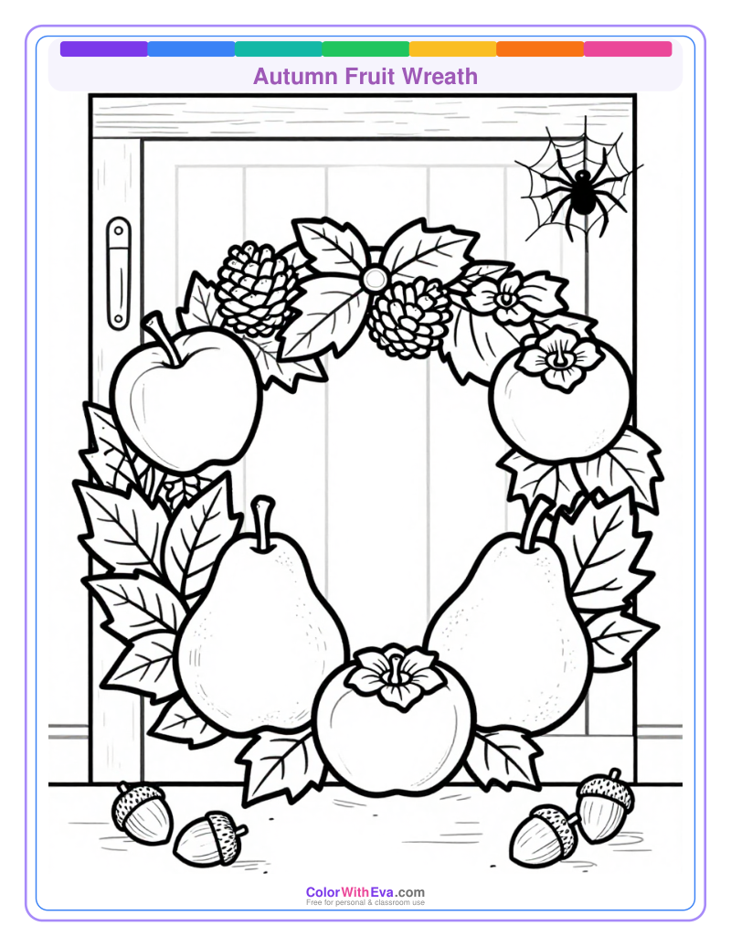 Autumn Fruit Wreath preview