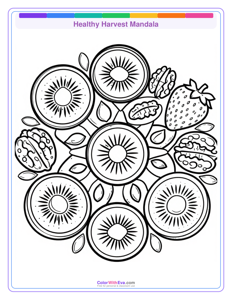Healthy Harvest Mandala thumbnail