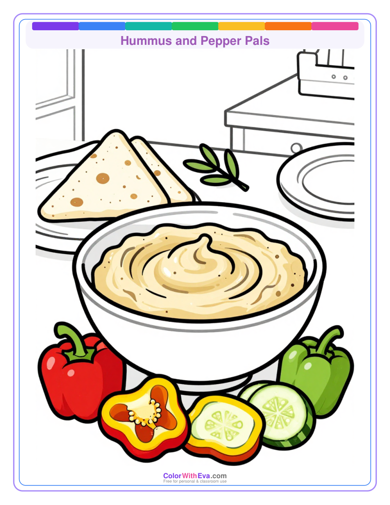 Hummus and Pepper Pals preview