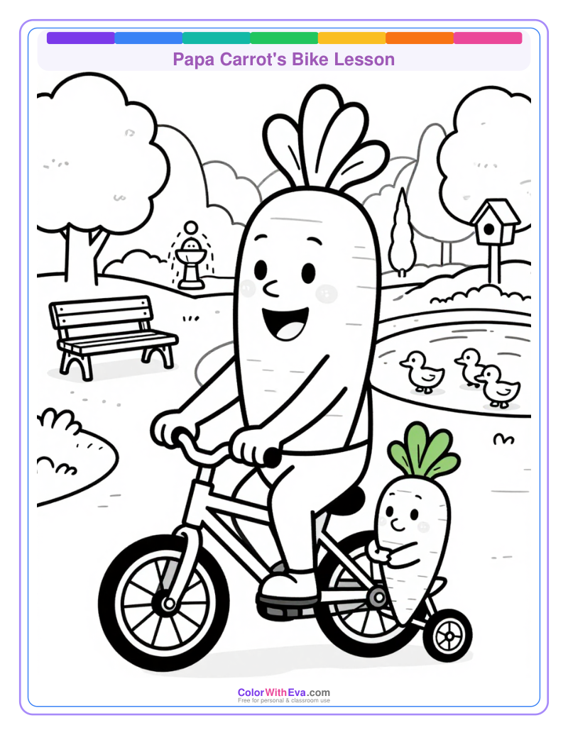 Papa Carrot's Bike Lesson thumbnail