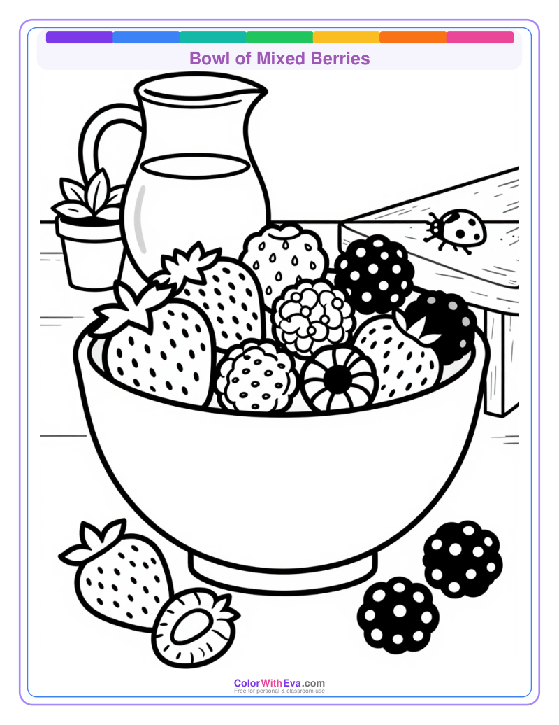 Bowl of Mixed Berries preview