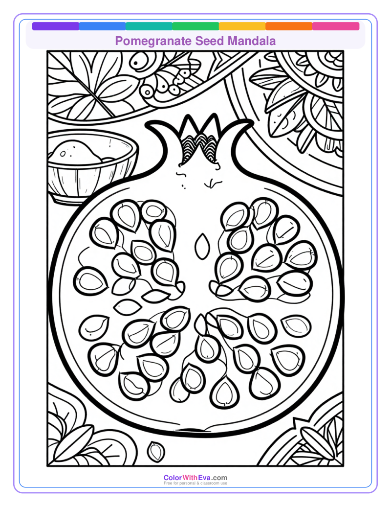 Pomegranate Seed Mandala preview