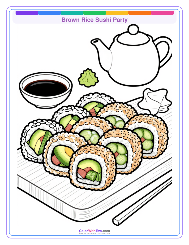 Brown Rice Sushi Party preview