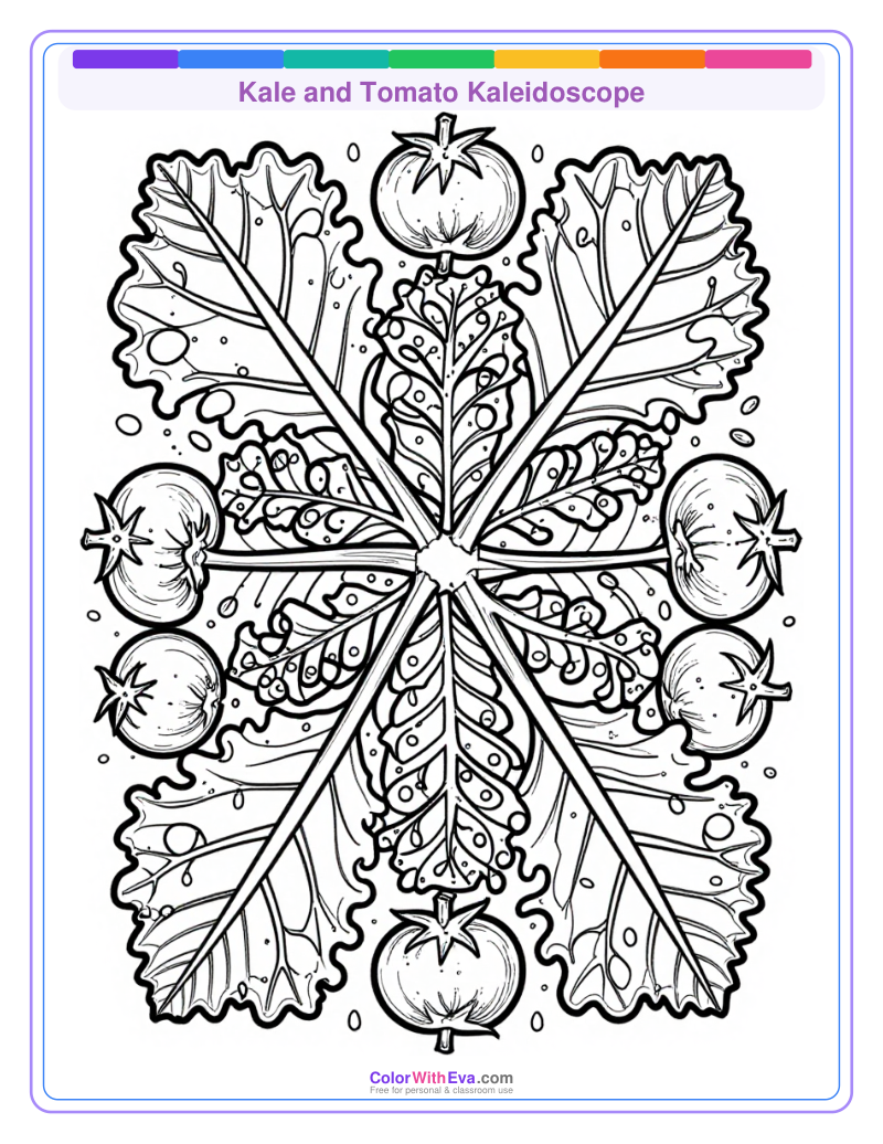 Kale and Tomato Kaleidoscope thumbnail