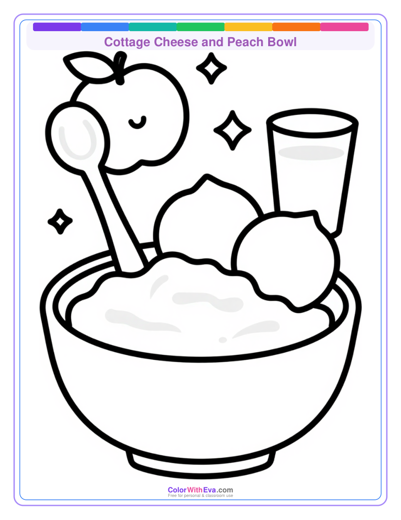 Cottage Cheese and Peach Bowl thumbnail