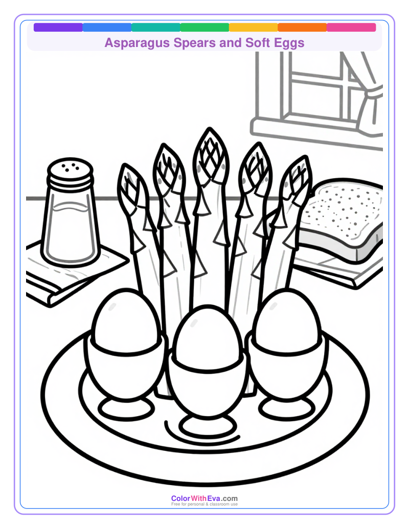 Asparagus Spears and Soft Eggs preview