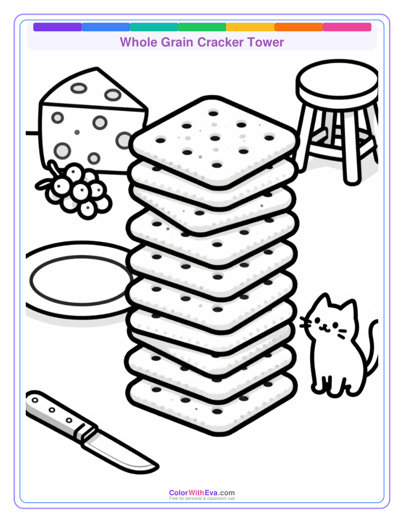 Whole Grain Cracker Tower preview