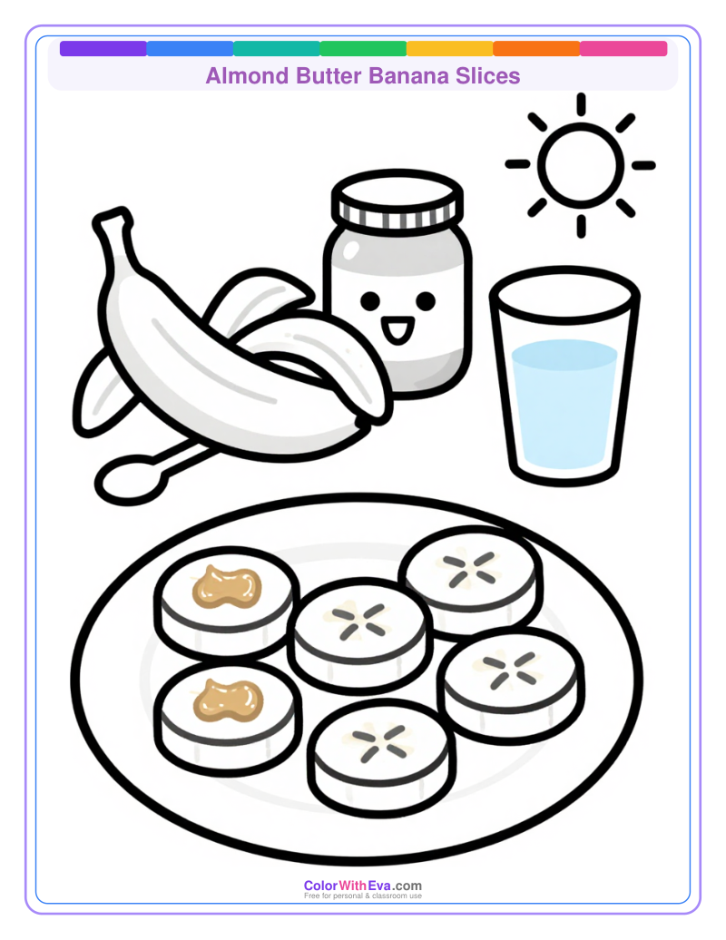 Almond Butter Banana Slices preview