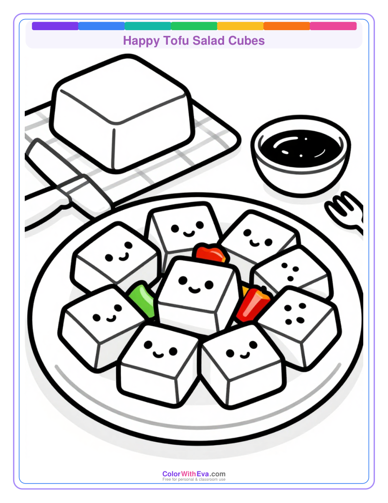 Happy Tofu Salad Cubes preview