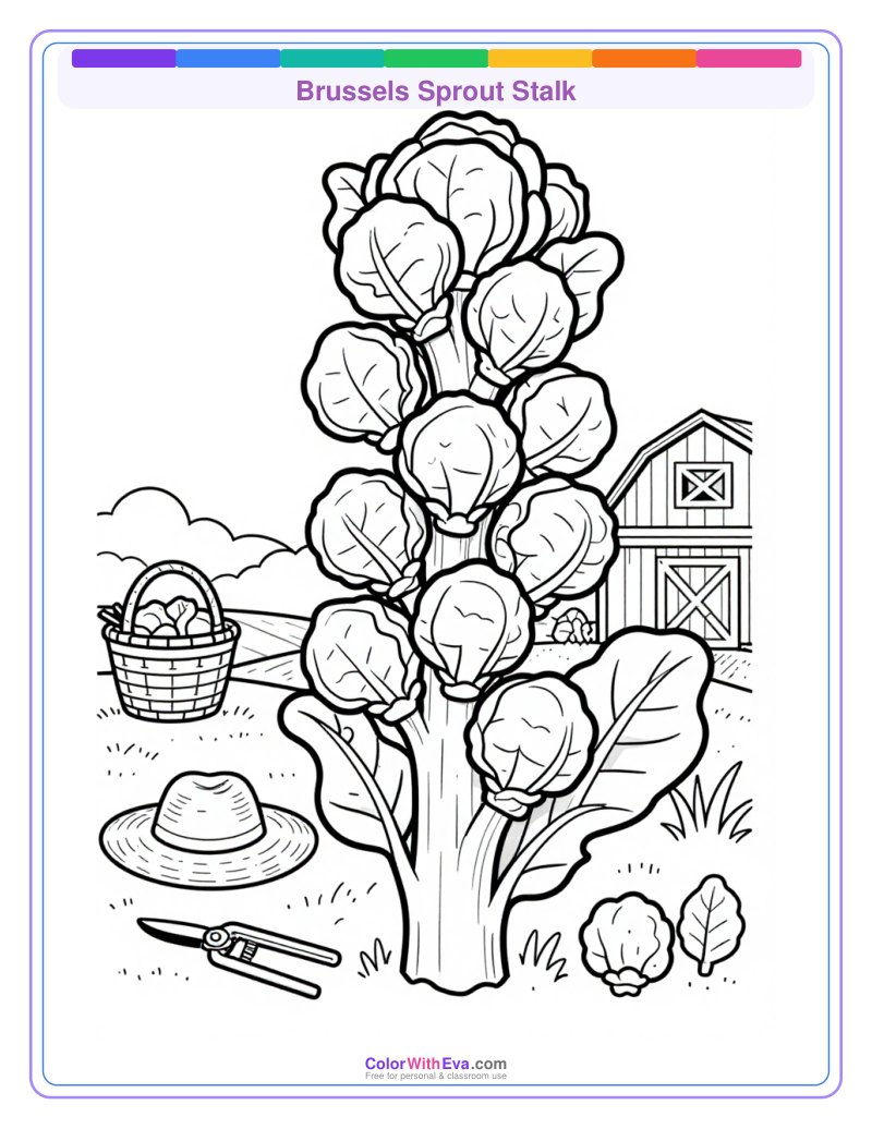 Brussels Sprout Stalk preview