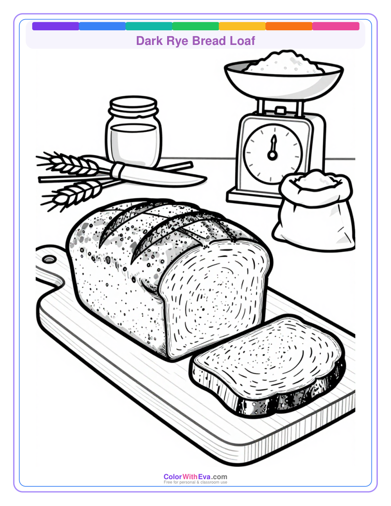 Dark Rye Bread Loaf preview