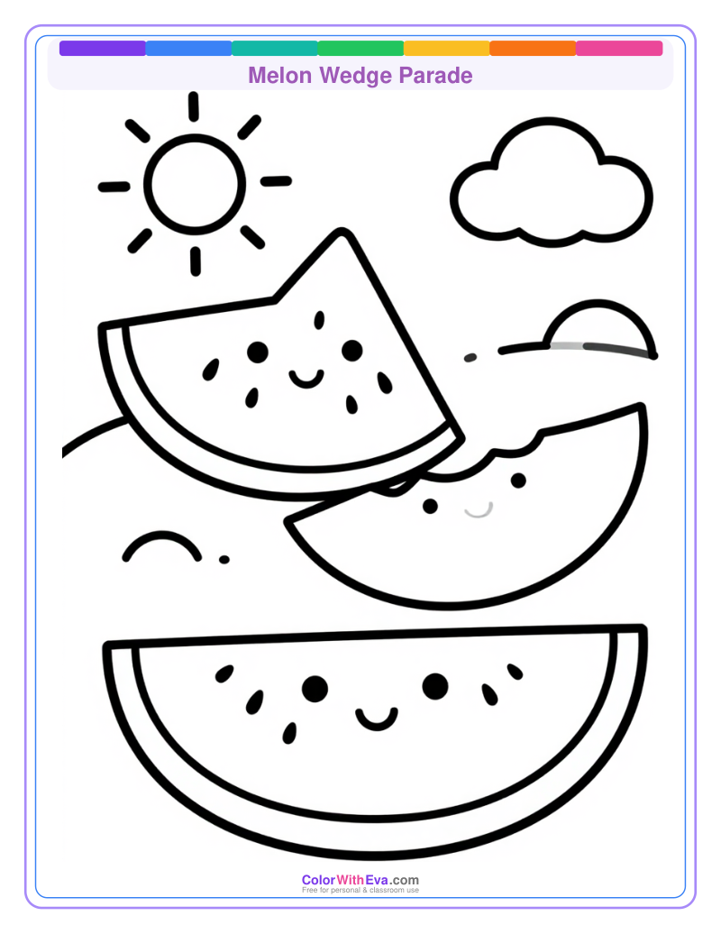 Melon Wedge Parade preview