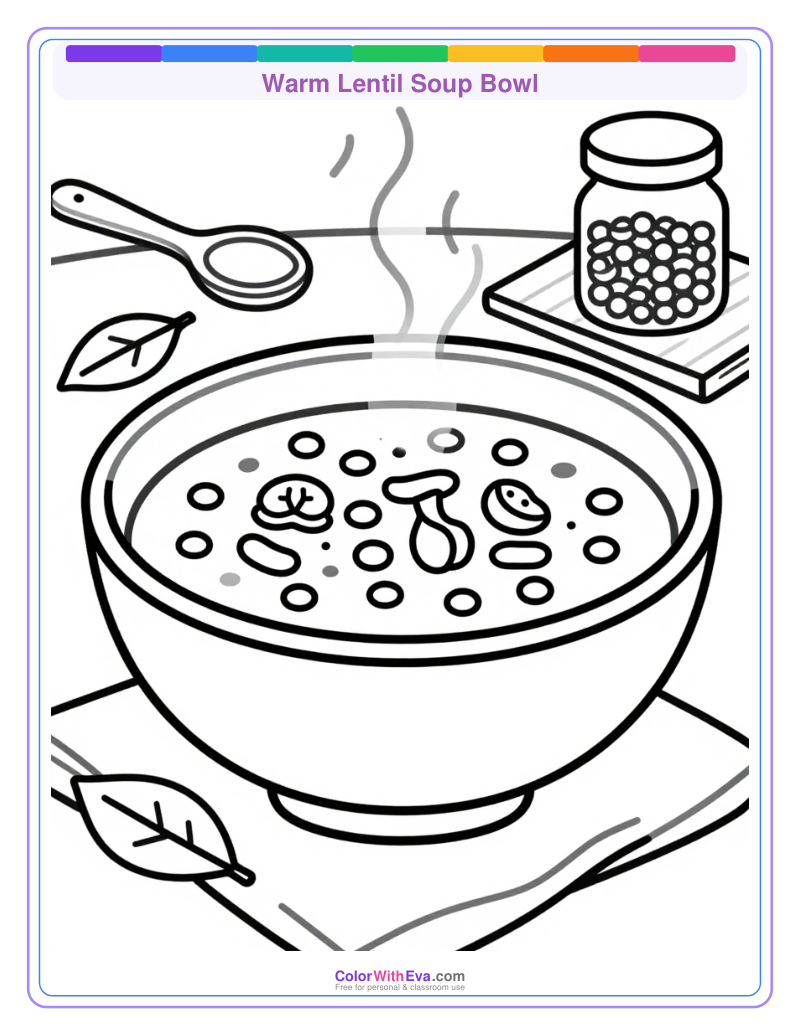 Warm Lentil Soup Bowl preview