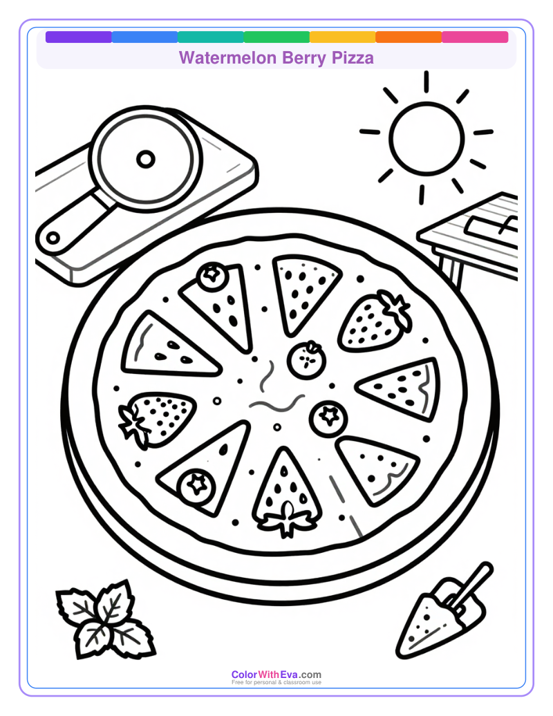 Watermelon Berry Pizza preview