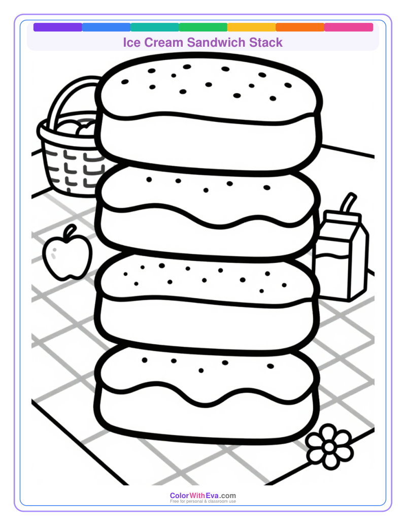 Ice Cream Sandwich Stack preview