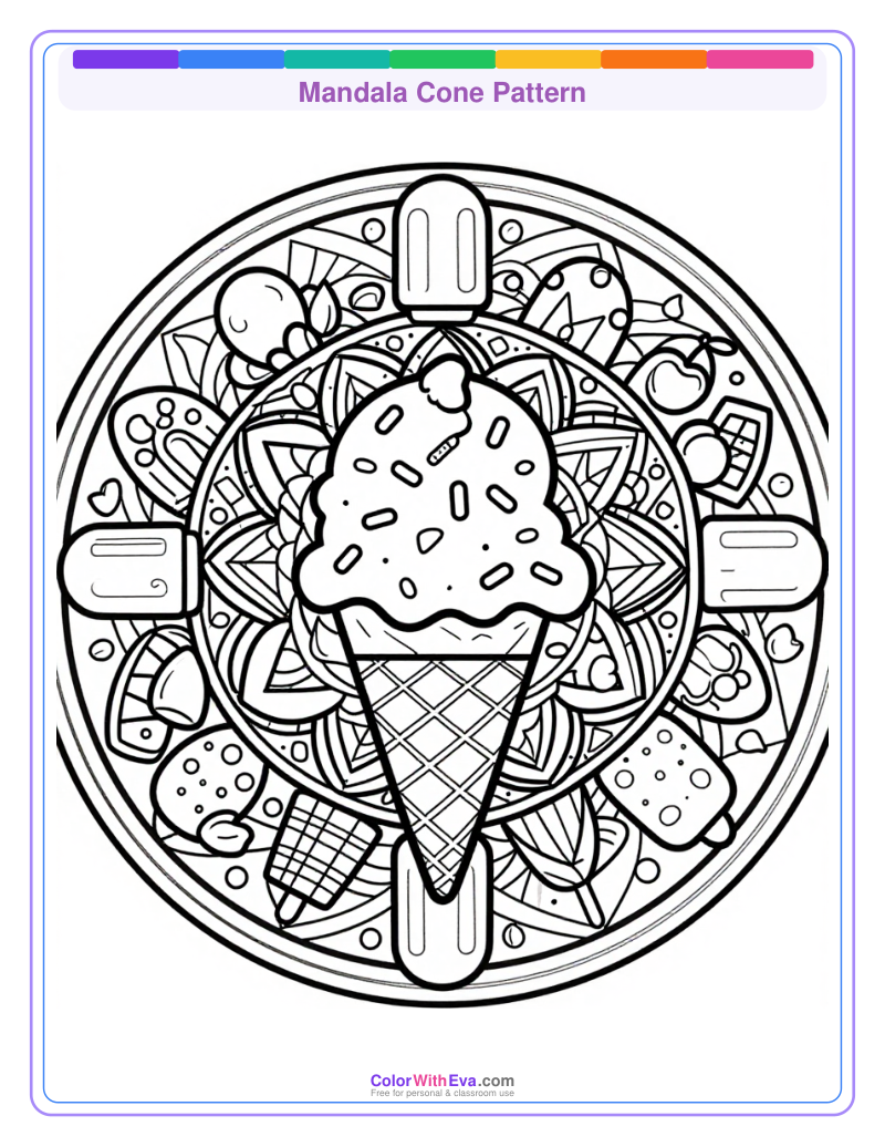 Mandala Cone Pattern thumbnail